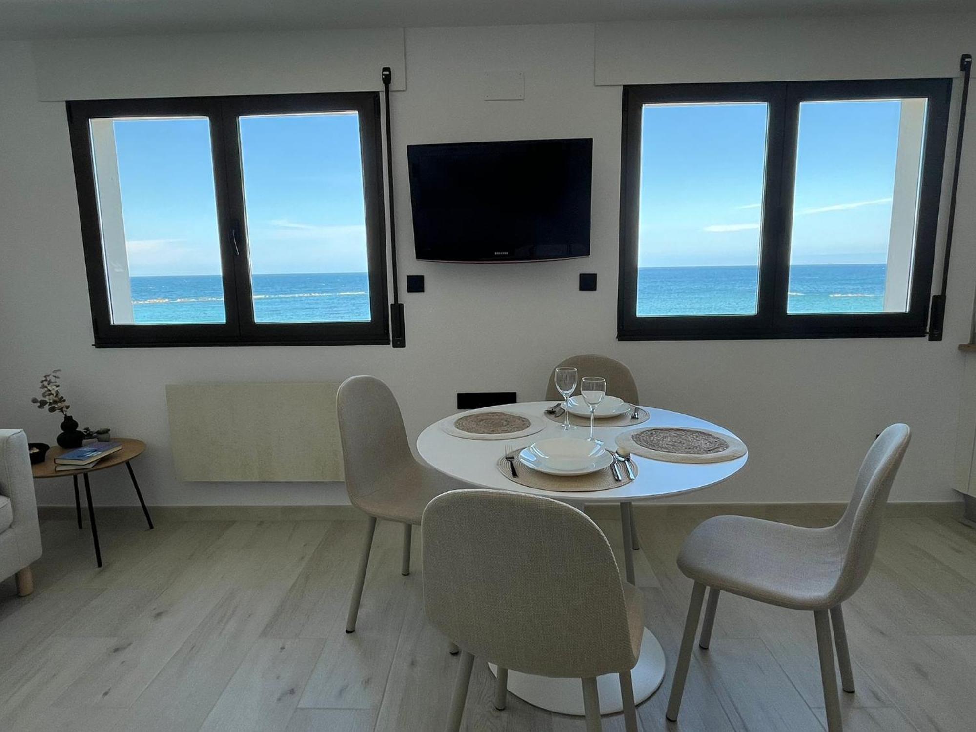 Apartamento Burela Paloma Playa Buitenkant foto