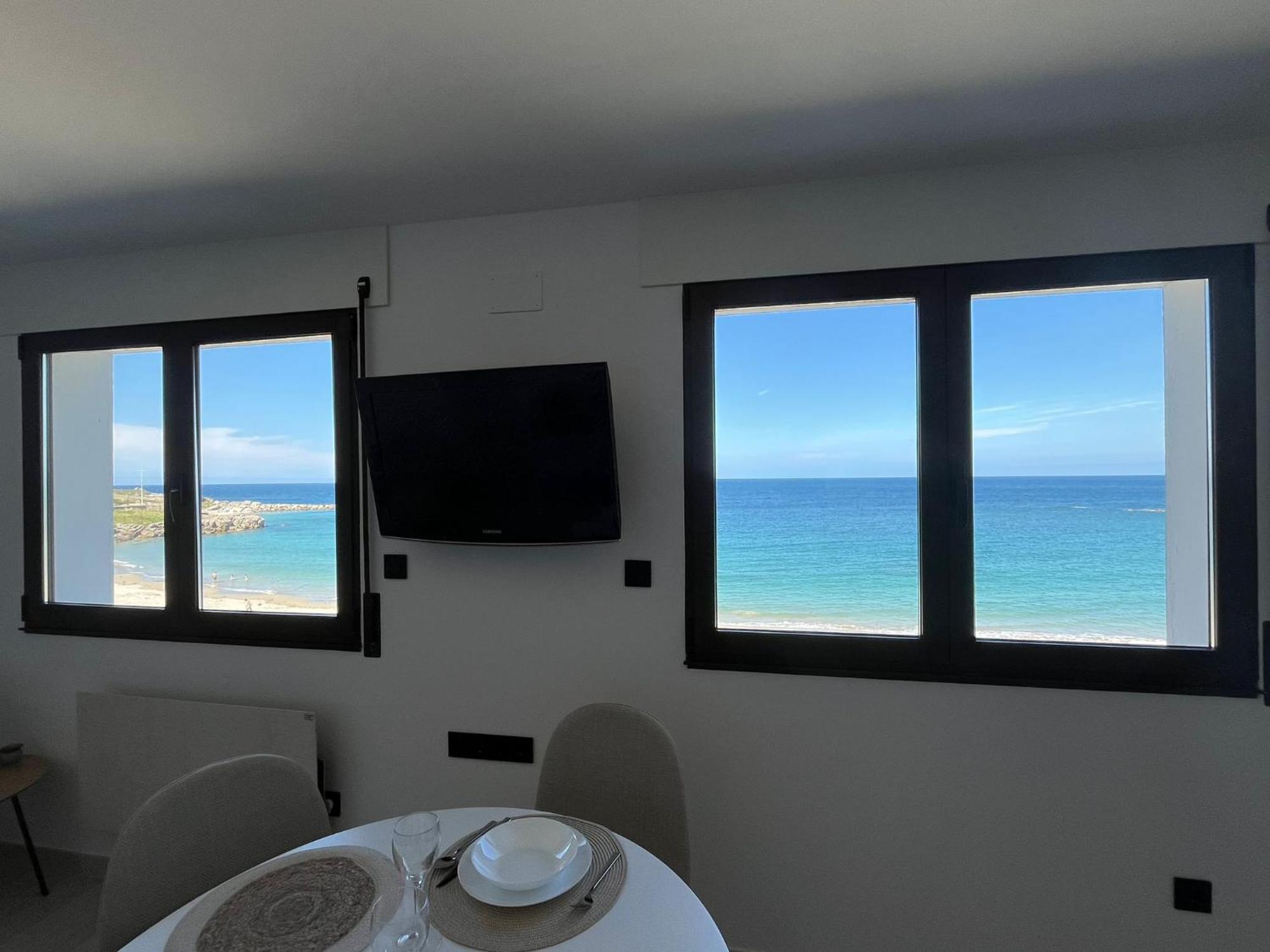 Apartamento Burela Paloma Playa Buitenkant foto