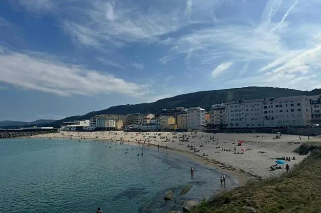 Apartamento Burela Paloma Playa Buitenkant foto